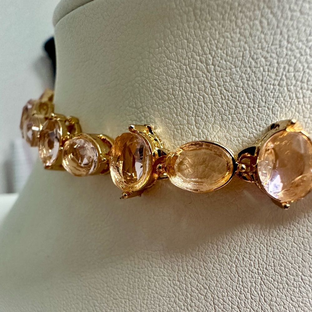 Express Choker, Pink Ice colored glass gemstones, nwt - Picture 9 of 17